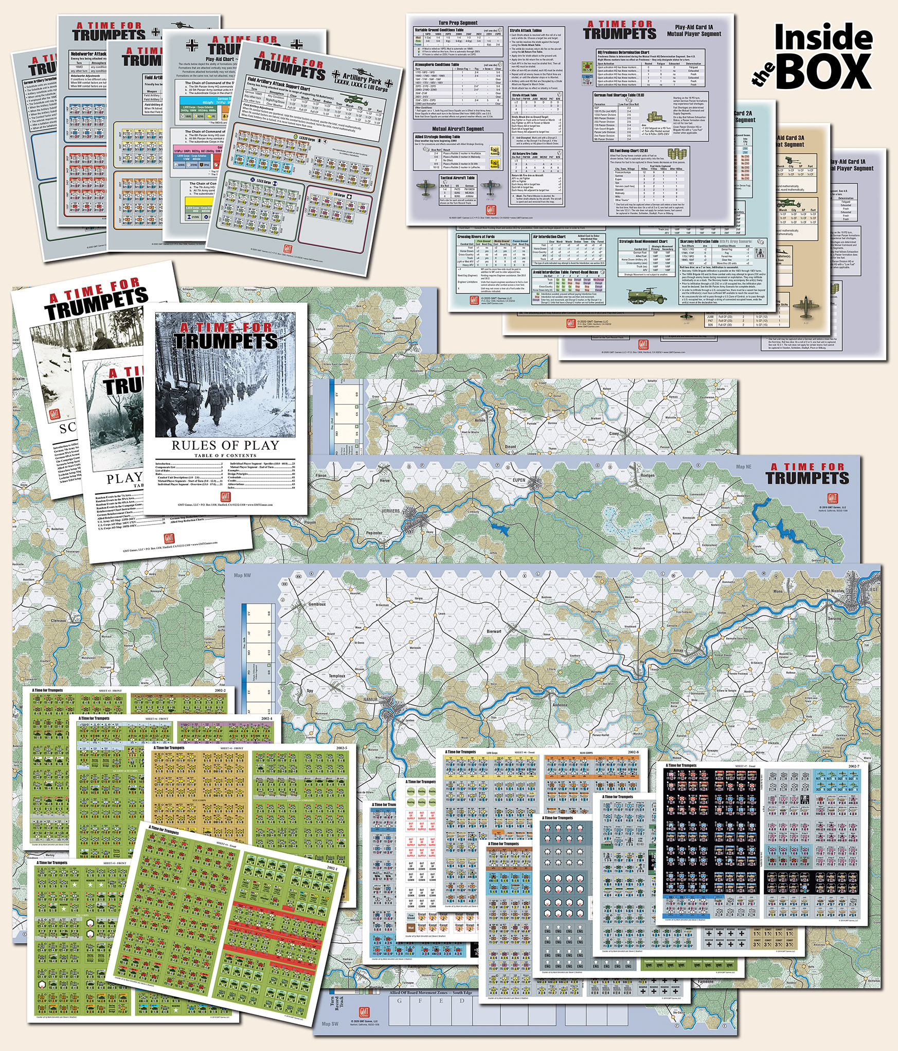 GMT Games A Time for Trumpets The Battle of the Bulge, December 1944