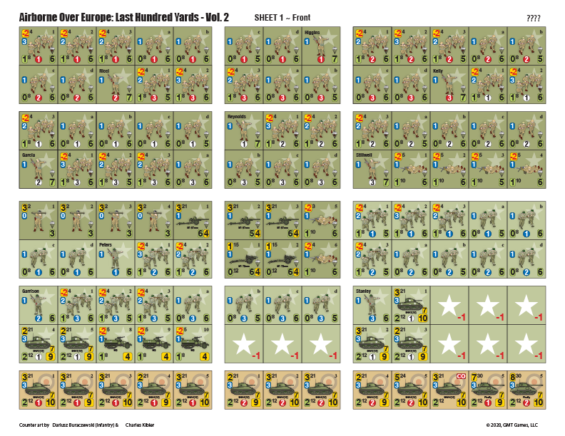 GMT Games The Last Hundred Yards Volume 2 Airborne Over Europe