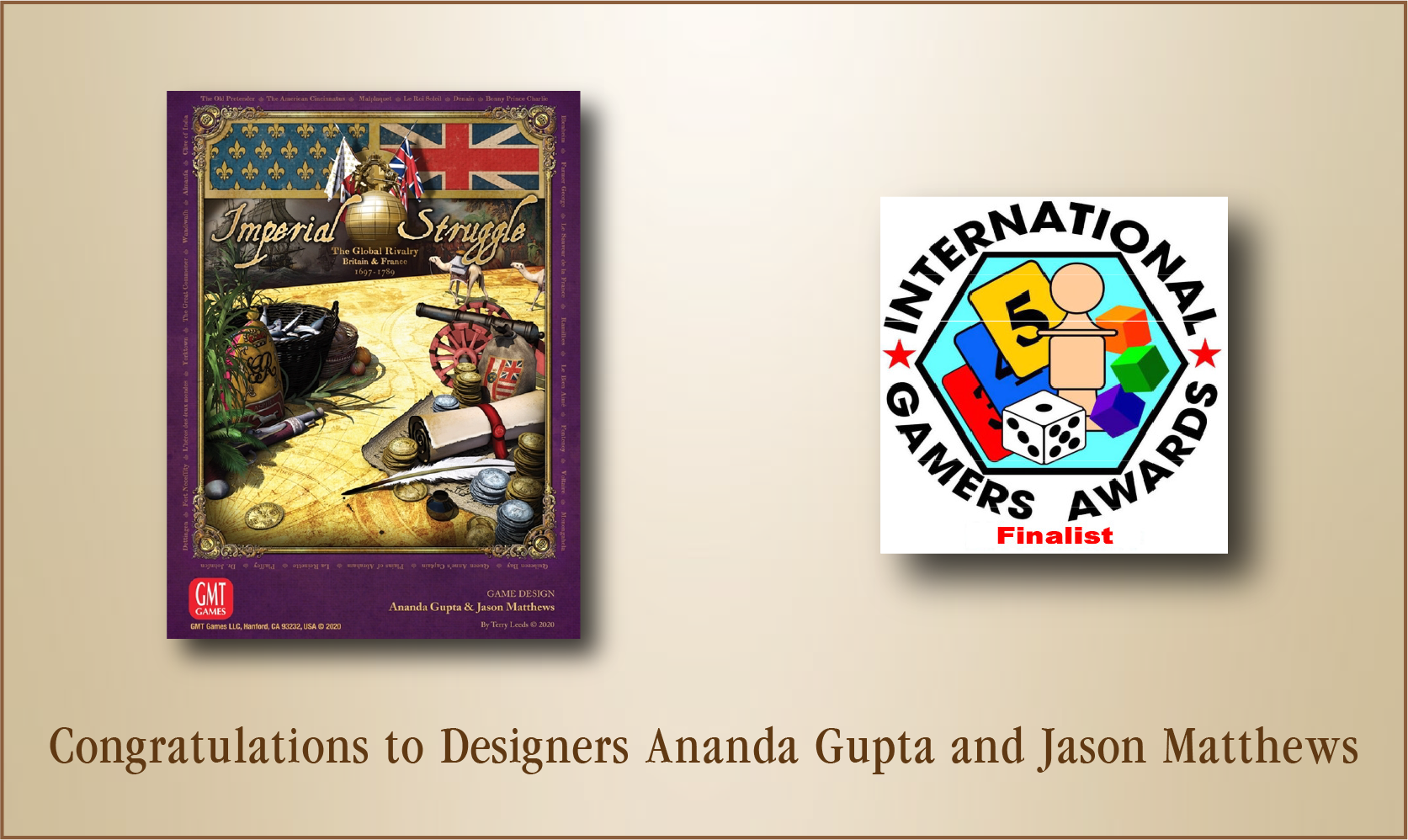 GMT Games - Imperial Struggle, 2nd Printing